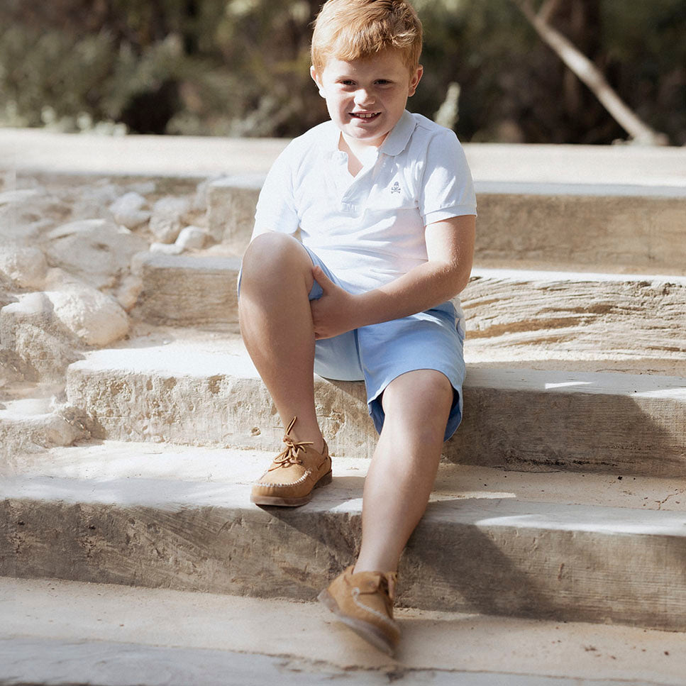 Sahara Sibaritas Suede Lace-Up Boat Shoes | Eli 1957