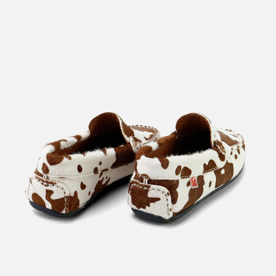 Sibaritas Kiowa Animal Print Leather Loafers | Eli 1957