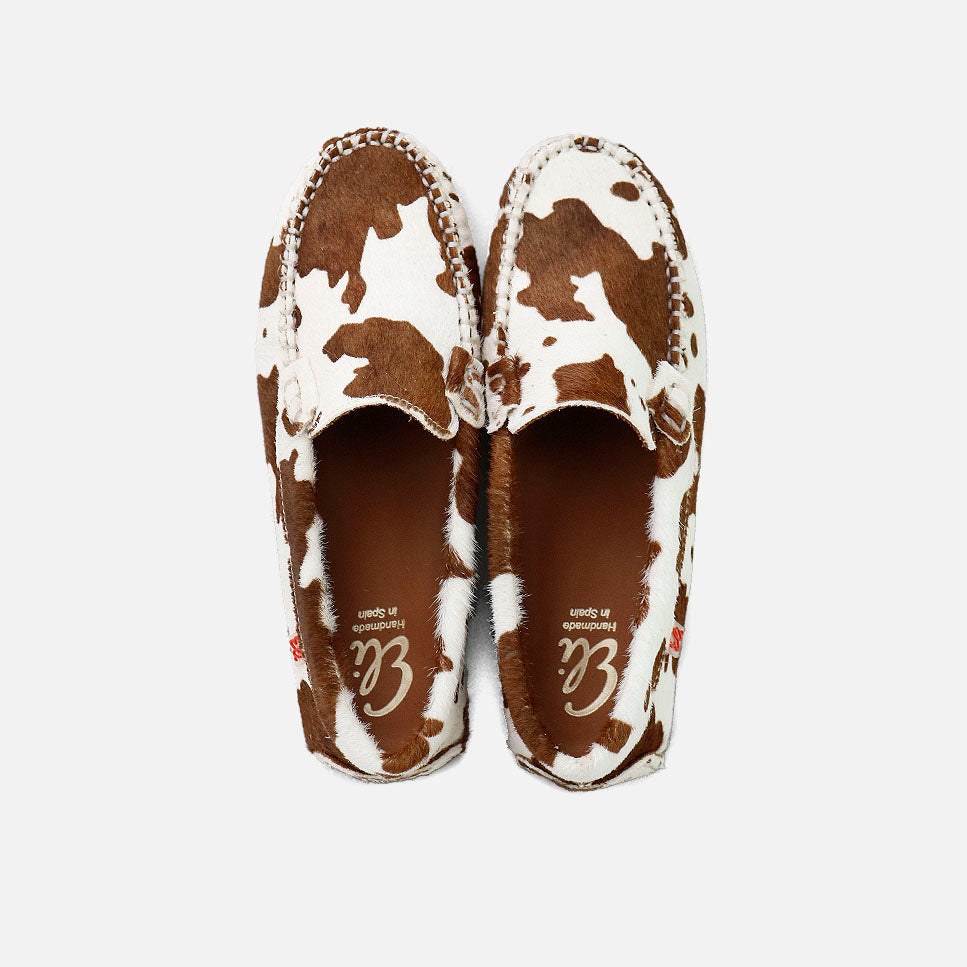 Sibaritas Kiowa Animal Print Leather Loafers | Eli 1957