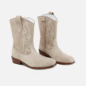 Sibaritas velour leather cowboy boots | Eli 1957