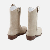 Sibaritas velour leather cowboy boots | Eli 1957