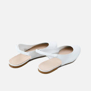 Bailarinas Destalonadas piel blanca Papanatas | Eli 1957