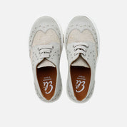 Eli Linen &amp; Suede Bluchers Sport Flat | Eli 1957