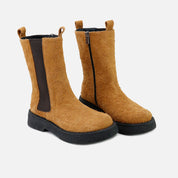 Sibaritas Elastic Feather Leather Boots | Eli 1957