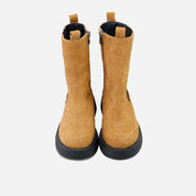 Sibaritas Elastic Feather Leather Boots | Eli 1957