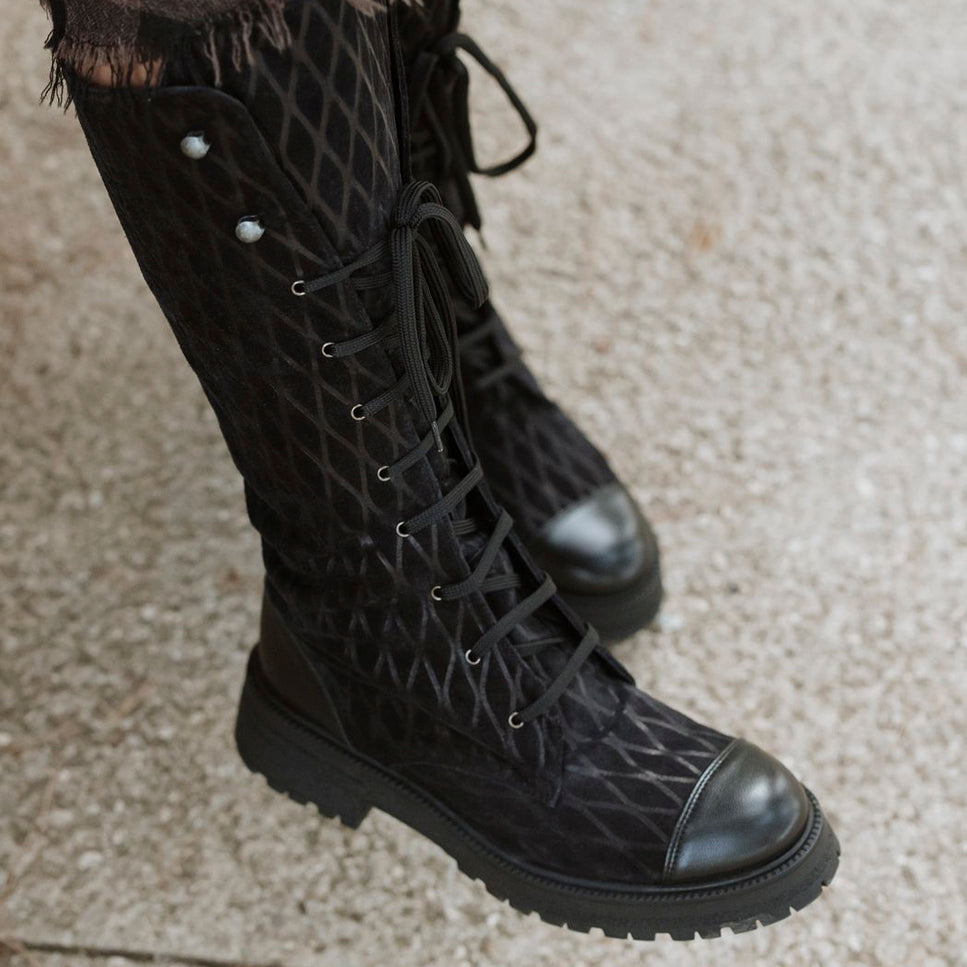 Black Pangolino High Boot Mott Sibaritas | Eli 1957