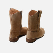Bottes country en cuir suédé d'alpaga Eli | Éli 1957