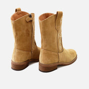 Eli embroidered suede leather country boots | Eli 1957