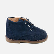 Blue English leather chopped boot | Eli 1957