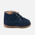 Blue English leather chopped boot | Eli 1957