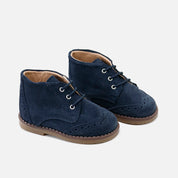 Blue English leather chopped boot | Eli 1957