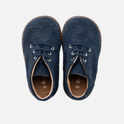 Blue English leather chopped boot | Eli 1957