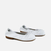 Bailarinas Blanco Elástico Papanatas | Eli 1957