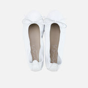 Bailarinas Blanco Elástico Papanatas | Eli 1957
