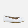 Papanatas White Cord Ballerinas | Eli 1957
