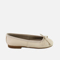 Papanatas Sand Neoprene Lace-Up Ballerinas | Eli 1957