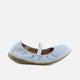 Elibasic Light Blue Suede Elastic Ballerinas | Eli 1957