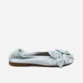 Minty Papanatas Suede Flower Ballerinas | Eli 1957