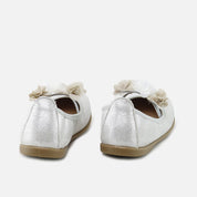 Elibasic Silver Flower Ballerinas | Eli 1957