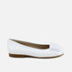 Ballerinas Grossgrain Bow White Pearl Papanatas