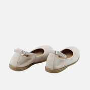 Dune Elibasic Suede Pearl Ballerinas | Eli 1957