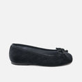 Black Pixie Square Toe Ballerinas | Eli 1957