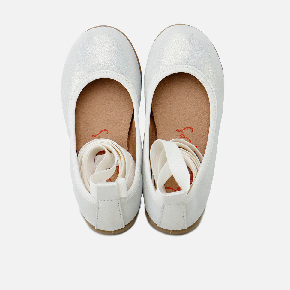 Bailarinas cintas elasticas puntini beig Elibasic | Eli 1957