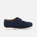 Blucher Soft Navy Suede Chopped | Eli 1957