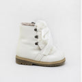 White Fur Tongue Boot | Eli 1957