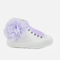 Lilac Flower Canvas Boots Plumeti Urban57 | Eli 1957