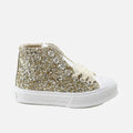 Botas Lona Urban57 Glitter Platino | Eli 1957