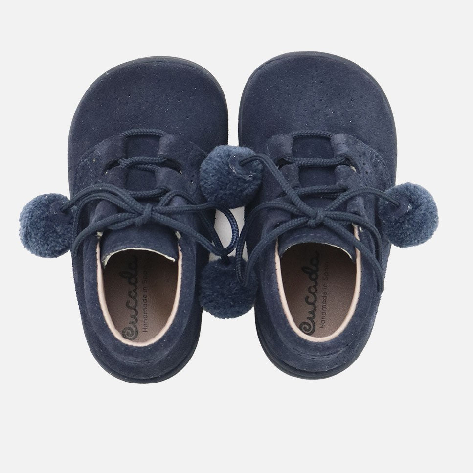 Cute Navy First Steps Tassel Boot | Eli 1957