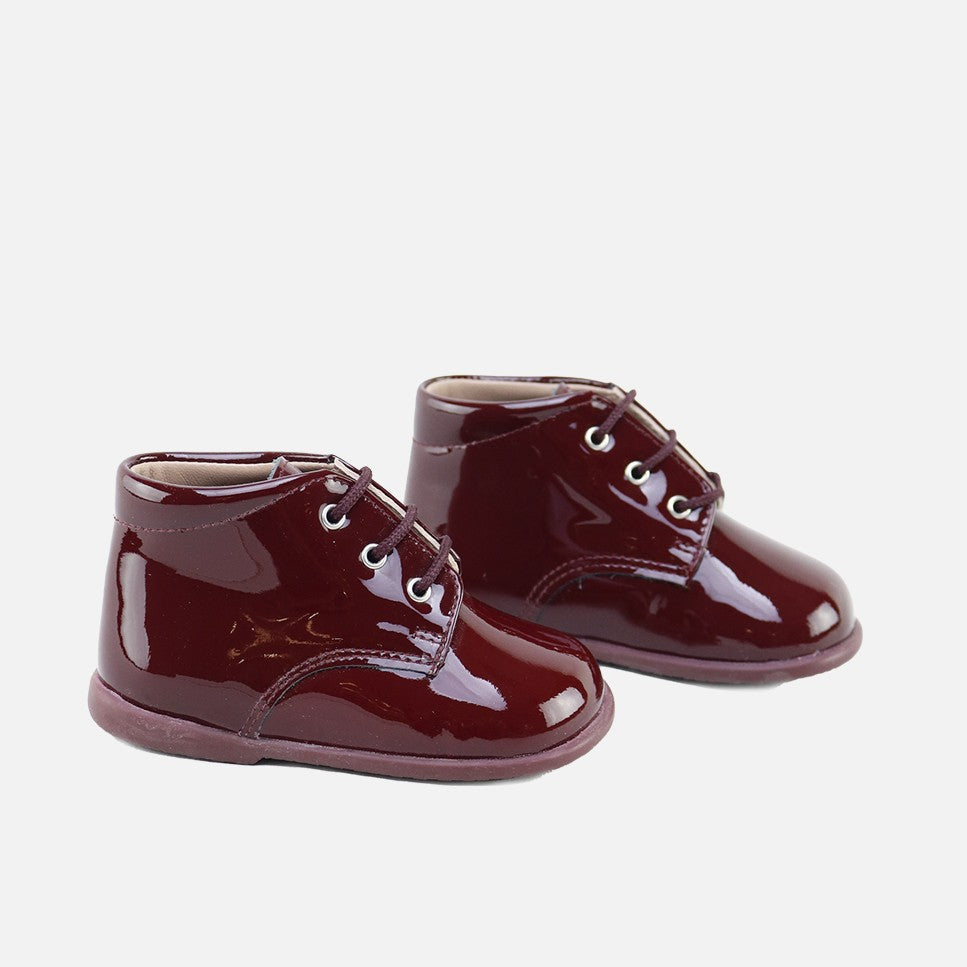 Classic Burgundy Patent Leather Scallop Bootie by Eli 1957 Eli 1957 | Shoes from Spain Classic Burgundy Patent Leather Scallop Bootie by Eli 1957 Eli 1957 | Shoes from Spain
