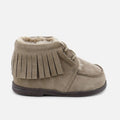 Cute First Steps Brown Suede Fringed Boot | Eli 1957