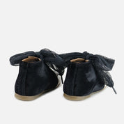 Cute Black Plumeti First Steps Boot | Eli 1957