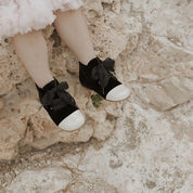 Cute Black Plumeti First Steps Boot | Eli 1957