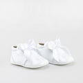 White Patent Leather Christening Baby Boots | Eli 1957