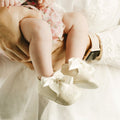 Mother-of-Pearl Christening Baby Boots | Eli 1957