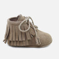 Cute Alpaca Baby Fringed Boots | Eli 1957