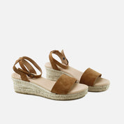 Jute Cognac Papanatas Wedges | Eli 1957