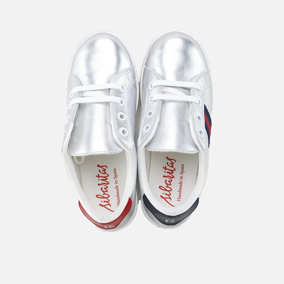 Elibasic Silver Sneakers | Eli 1957
