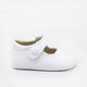 Bebê Scalloped branco Mary Janes de <br> Entrega Rápida? Eli 1957