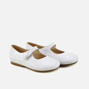Classic White Button Mary Janes | Eli 1957