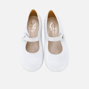 Classic White Button Mary Janes | Eli 1957