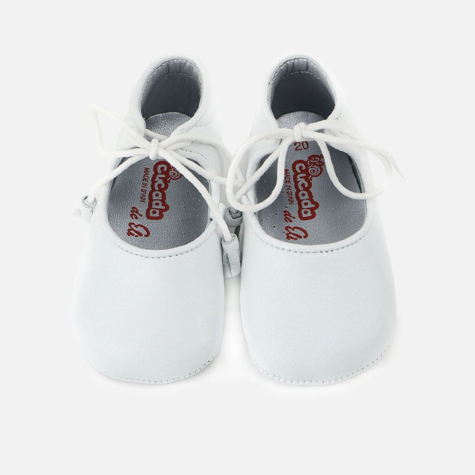 Merceditas Borlas Bebé Blanco | Eli 1957 - Eli 1957 | Shoes from Spain