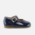 Cute Blue Patent Leather Mary Janes | Eli 1957