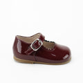 Cute Burgundy Patent Leather Mary Janes | Eli 1957