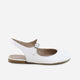 White Patent Leather Slingback Mary Janes | Eli 1957