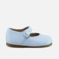 Merceditas Scalloped Light Blue First Steps Cute