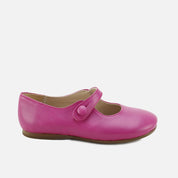 Classic Fuchsia Button Mary Janes | Eli 1957
